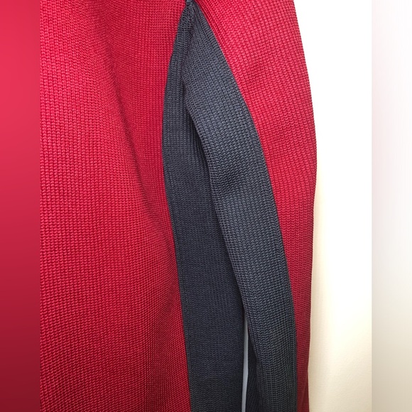 Men’s Colosseum IU Pullover Jacket, Crimson, Quarter Zip, Size M - Picture 9 of 15